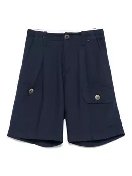 Шорты со складками Paolo Pecora Kids, синий