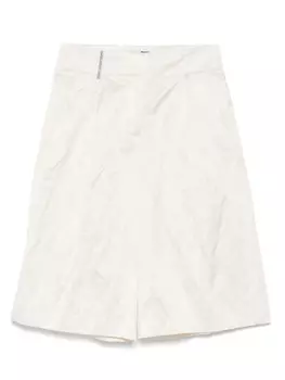 Шорты со складками Peserico, нейтральный