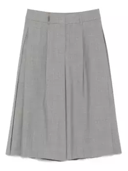 Шорты со складками Peserico, серый