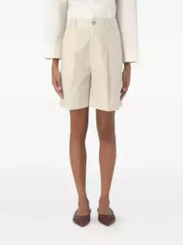 Шорты со складками WOOLRICH, нейтральный