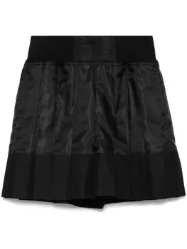 Шорты со вставками sacai, черный