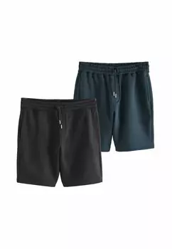 Шорты SOFT REGULAR FIT 2 PACK - Tracksuit bottoms Next, черный