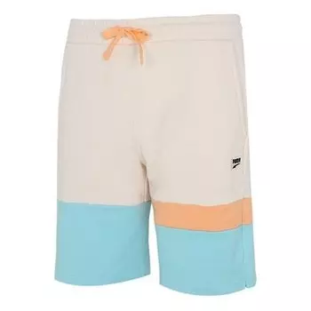 Шорты solid basic shorts 'beige blue orange' Puma, бежевый