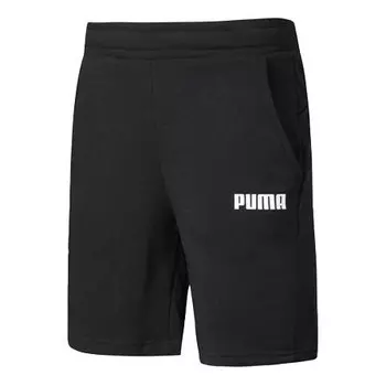 Шорты solid casual shorts 'black' Puma, черный