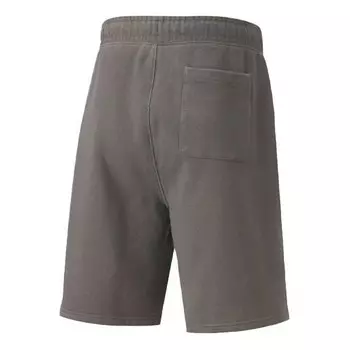 Шорты solid color drawstring casual shorts gray Puma, серый