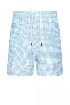 Шорты Solid & Striped The Classic Swims, цвет Mini Grid French Blue