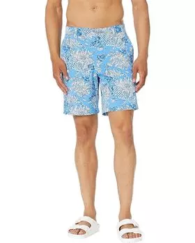 Шорты Southern Tide 8" Brrrdie Croc and Lock it Shorts, синий