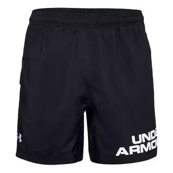 Шорты speed stride graphic shorts 'black' Under Armour, черный