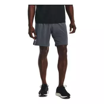 Шорты speedpocket 9inch shorts 'pitch grey' Under Armour, серый