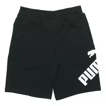 Шорты sport style sweat shorts 'black' Puma, черный