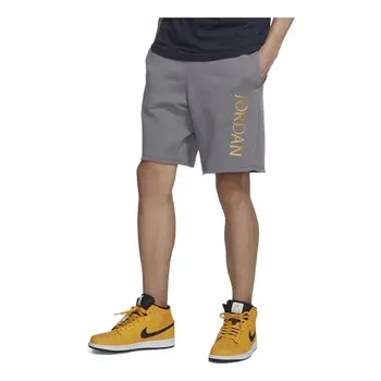 Шорты спортивная одежда с надписью короткие Air Jordan, серый