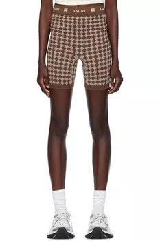 Шорты спортивные бесшовные Ma quad Amiri, коричневый