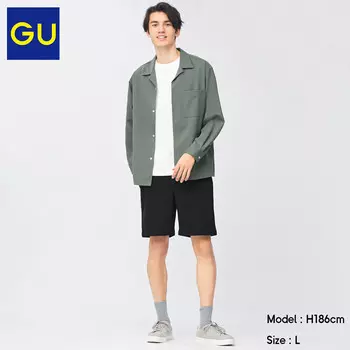 Шорты спортивные GU на шнурке, темно-серый