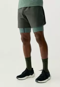Шорты спортивные Kuban Born Living Yoga, цвет verde oscuro