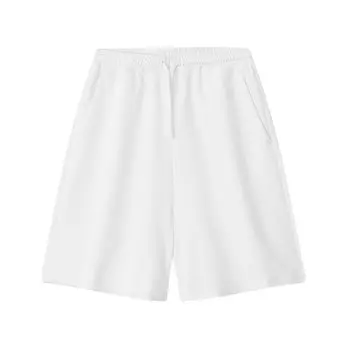 Шорты спортивные Muji двухслойные, светло-серый