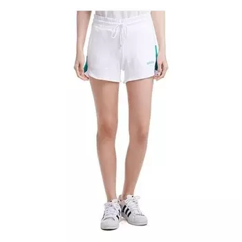 Шорты спортивные шорты neo side logo на шнурке Adidas, белый