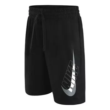 Шорты спортивные шорты с логотипом Nike, черный
