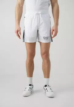 Шорты спортивные Tennis Club EA7 Emporio Armani, белый