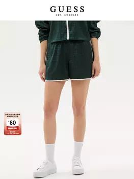 Шорты спортивные женские Guess, темно-зеленый