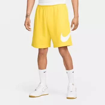 Шорты Sportswear Club Short Basketball GX NIKE, цвет lightening/white/white