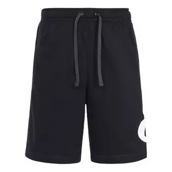 Шорты sportswear contrasting colors logo loose lacing casual shorts black Nike, мультиколор