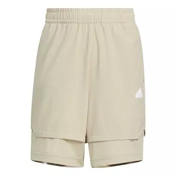 Шорты sportswear shorts asia sizing 'beige' Adidas, бежевый
