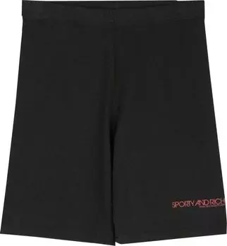Шорты Sporty & Rich Disco Biker Short 'Faded Black/Red', черный