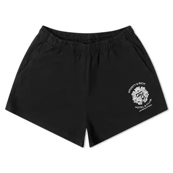 Шорты Sporty & Rich Hotel Disco, черный/белый