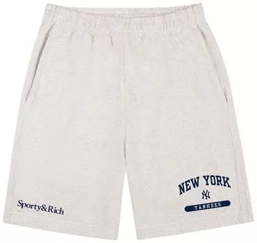 Шорты Sporty & Rich League Gym Short 'Heather Grey/Navy', серый