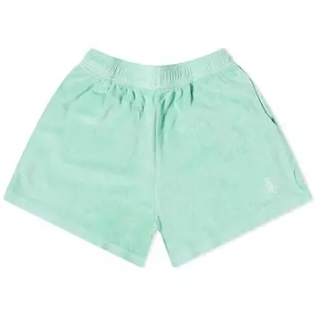 Шорты Sporty & Rich Scr Terry, бирюзовый