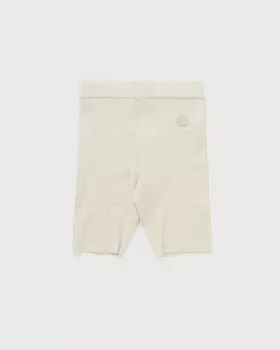 Шорты Sporty & Rich Srhwc Ribbed Biker Short, кремовый