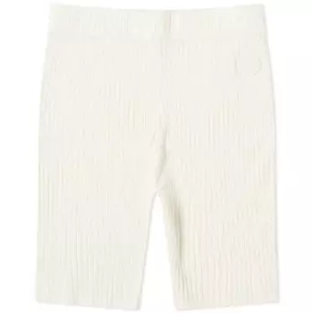 Шорты Sporty & Rich Srhwc Ribbed Cycling, светло-бежевый