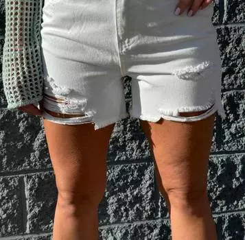 Шорты Spring Vibes белого цвета Judy Blue