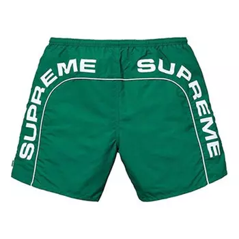 Шорты ss18 arc logo water short green logo 'green white' Supreme, зеленый