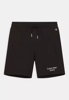 Шорты STACK LOGO Calvin Klein Jeans, цвет black