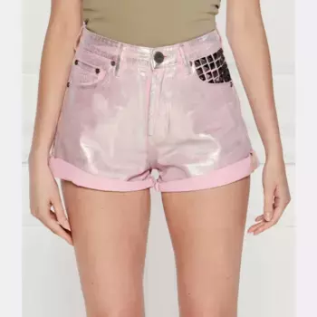 Шорты стандартного кроя джинсовая ткань One Teaspoon, розовый