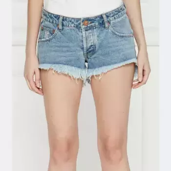 Шорты стандартного кроя джинсовая ткань One Teaspoon, синий