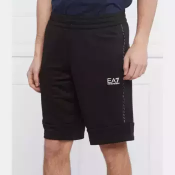 Шорты стандартного кроя Ea7, черный