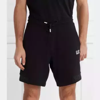 Шорты стандартного кроя Ea7, черный
