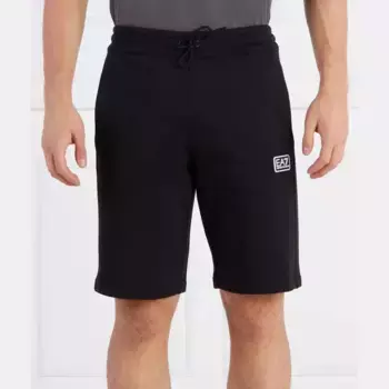 Шорты стандартного кроя Ea7, черный