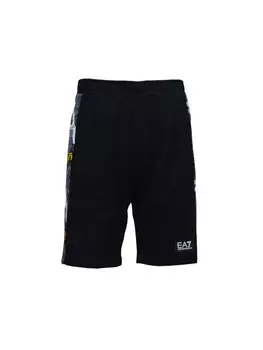 Шорты стандартного кроя Ea7 Emporio Armani, черный
