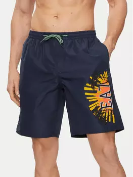 Шорты стандартного кроя Ea7 Emporio Armani, синий