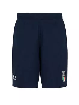 Шорты стандартного кроя Ea7 Emporio Armani, синий