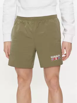 Шорты стандартного кроя Napapijri, зеленый