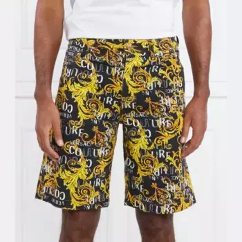 Шорты стандартного кроя Versace, черный