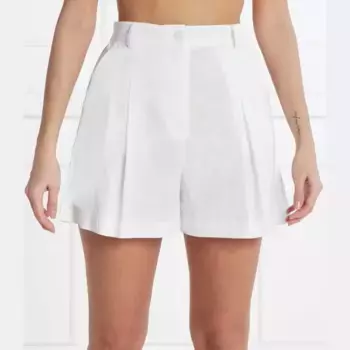 Шорты стандартного кроя высокая талия Patrizia Pepe, белый