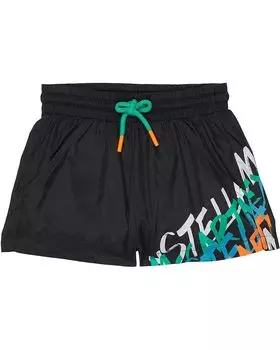 Шорты Stella Mccartney Scribble Stella Shorts, черный