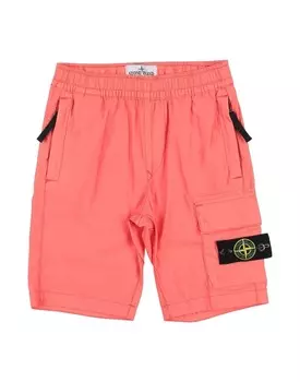Шорты Stone Island Junior, лососево-розовый