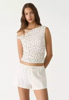 Шорты Stradivarius, белый