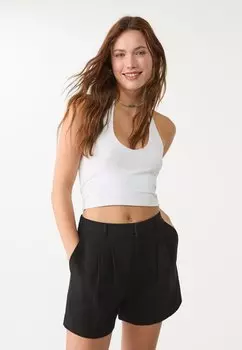 Шорты Stradivarius, черный